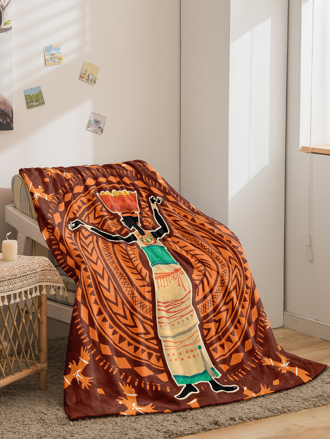 IndiSoft™ Flannel Printed Blanket