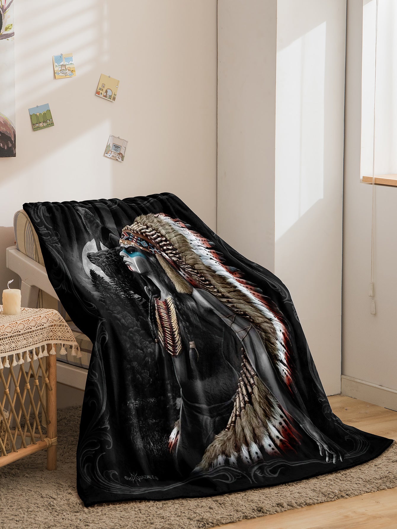 IndiSoft™ Flannel Printed Blanket