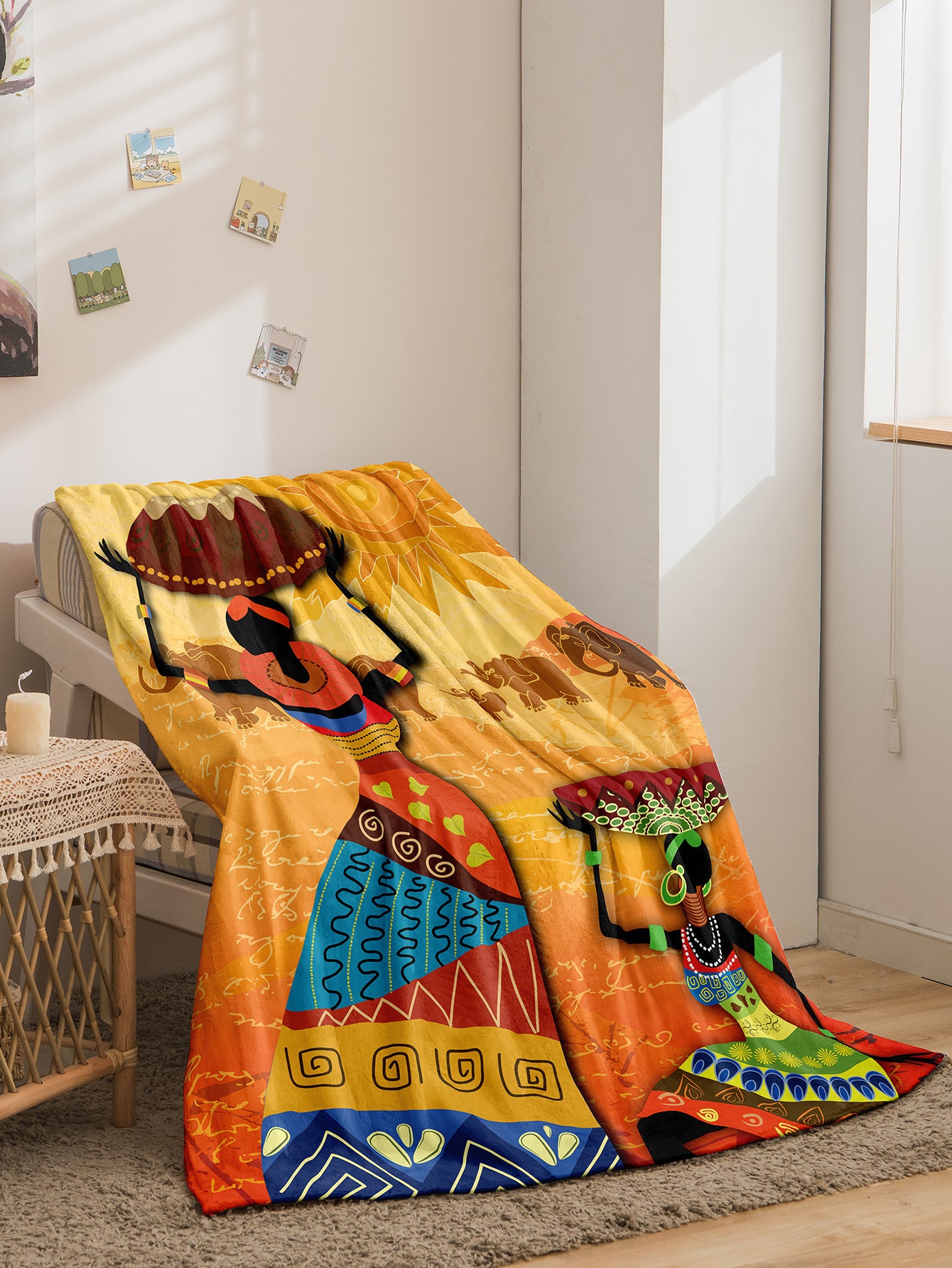 IndiSoft™ Flannel Printed Blanket