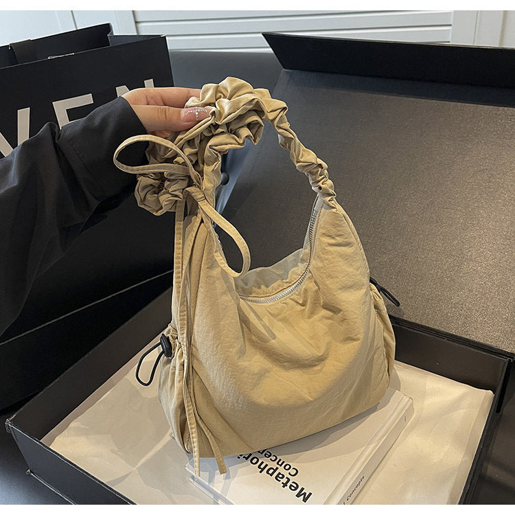 Canvas Shoulder Cotton-padded Casual Messenger Bag