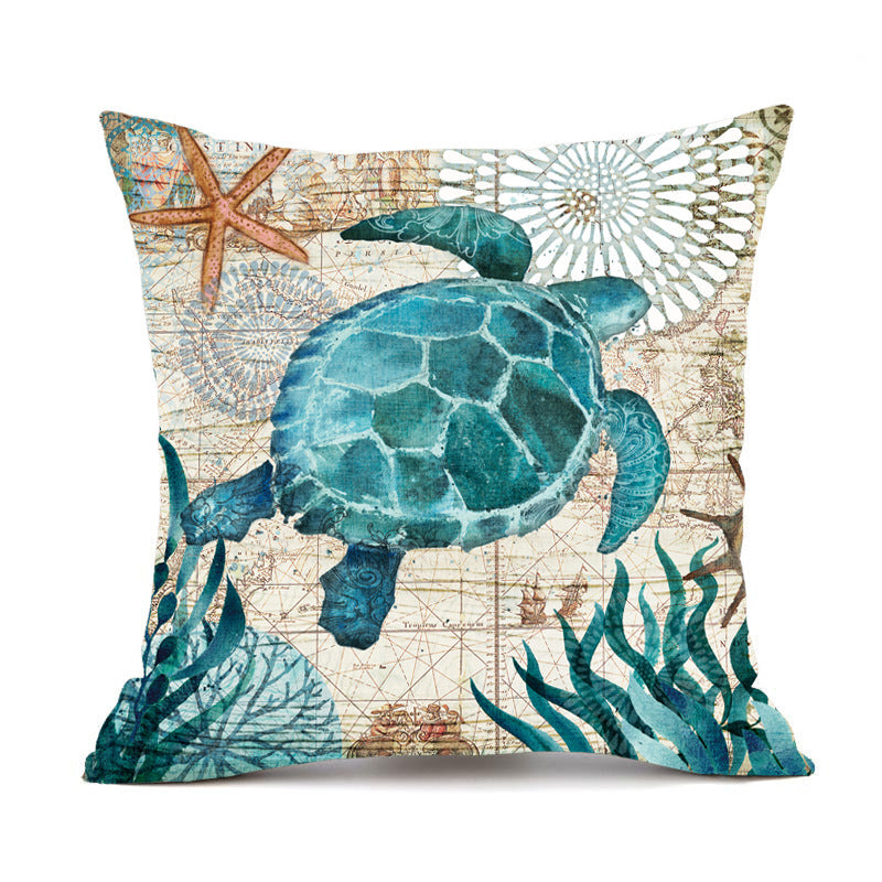TurtleVibe™ Sea Turtle Pillow Covers