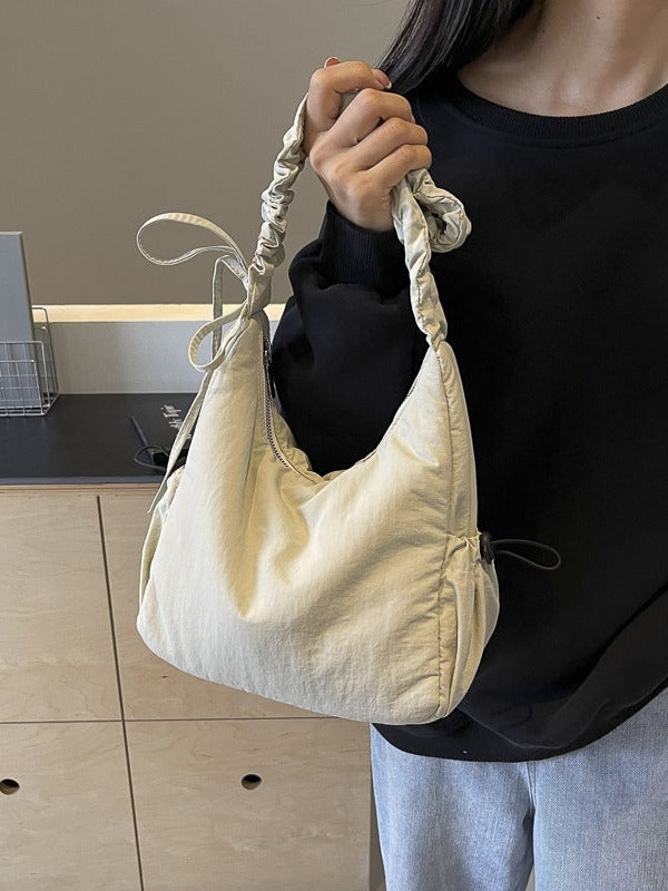 Canvas Shoulder Cotton-padded Casual Messenger Bag