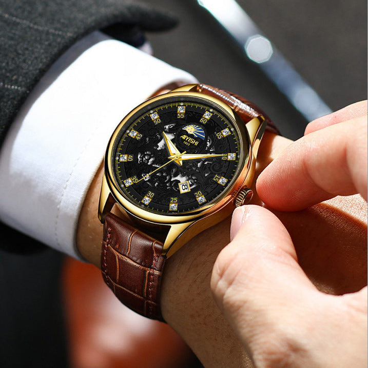 Waterproof Fashion Automatic Non-mechanical Watch