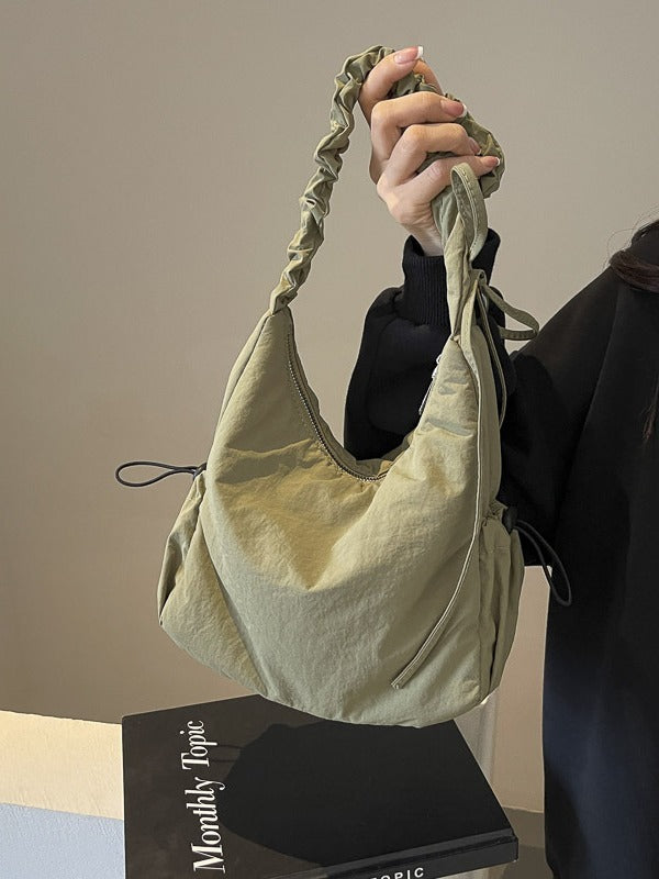 Canvas Shoulder Cotton-padded Casual Messenger Bag